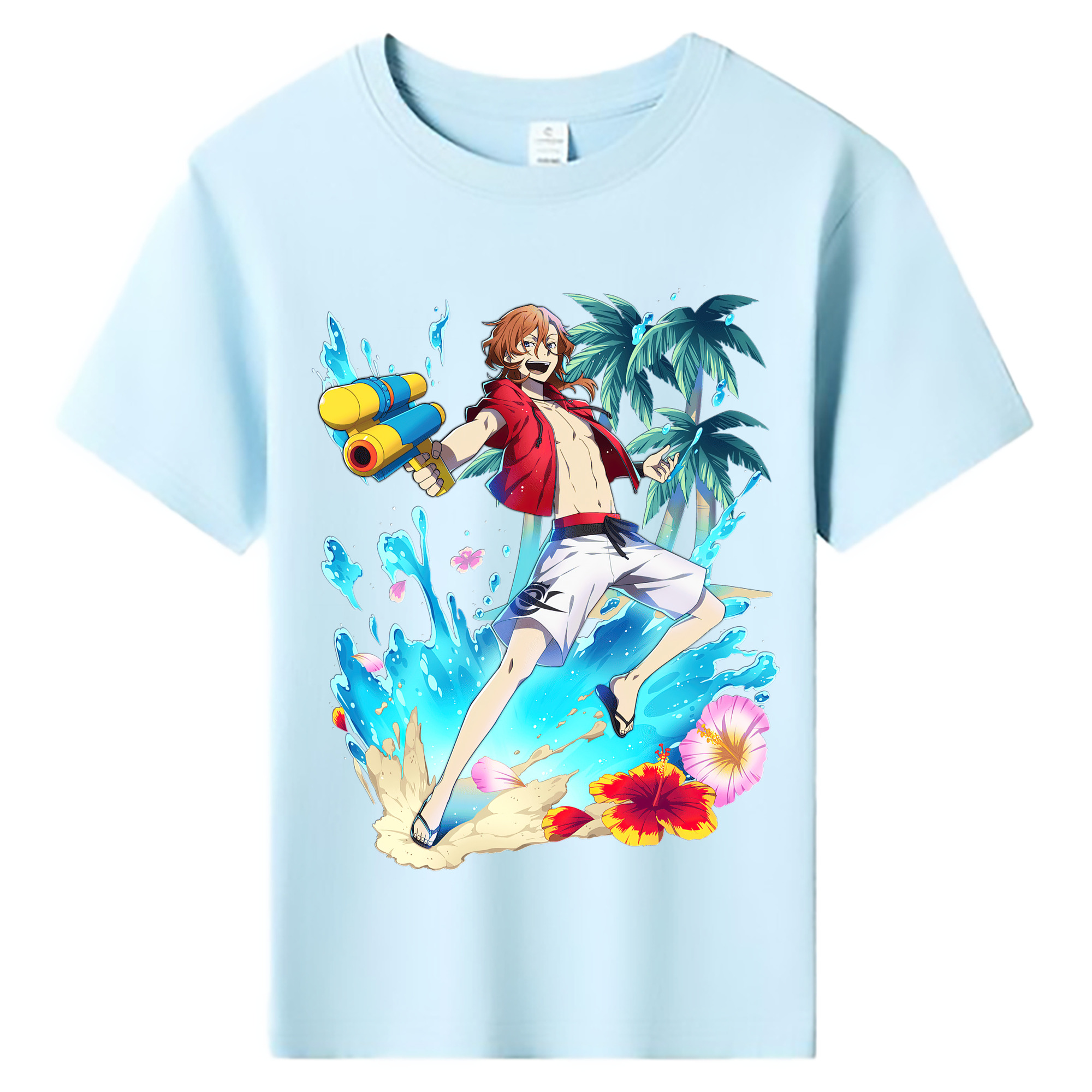 （画像用） 文豪ストレイドッグス Bungo Stray Dogs 綿100％キッズTシャツ（フロントプリント）